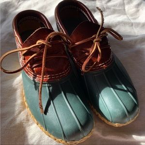 L.L. Bean leather duck boots